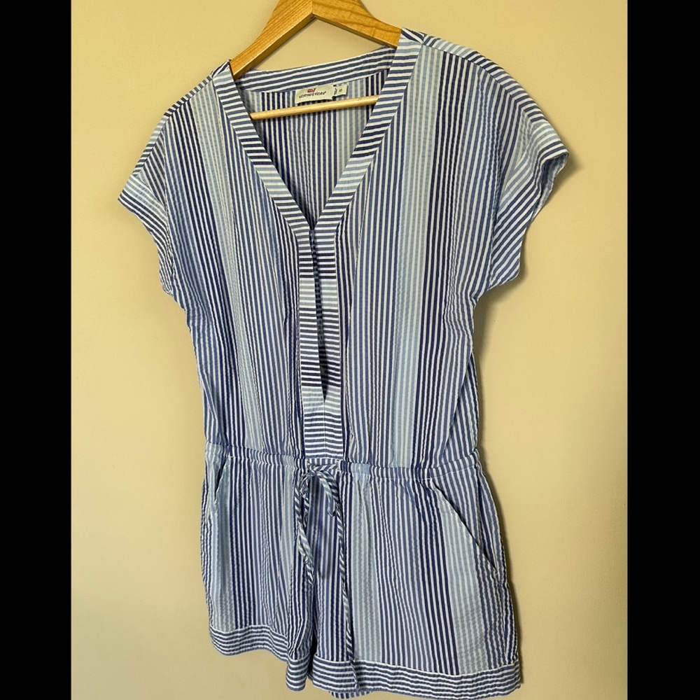 Vineyard vines romper/ cover up